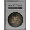 Image 1 : 1889-CC S$1 VF30 ANACS. Deeply toned over the obverse 