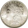 1889-O S$1 MS65 NGC. This nearly stone-white Gem has a 