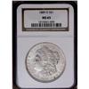 Image 3 : 1889-O S$1 MS65 NGC. This nearly stone-white Gem has a 