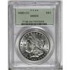 Image 3 : 1890-CC S$1 MS64 PCGS. Blazing luster, a sharp strike, 