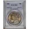 1892 S$1 MS64 PCGS. Lustrous and heavily toned on the 