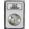 Image 3 : 1892 S$1 MS65 NGC. Satiny-white with reasonably strong 