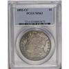 Image 3 : 1892-CC S$1 MS63 PCGS. Fully patinated in pearl-gray, 