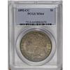 Image 3 : 1892-CC S$1 MS64 PCGS. Completely patinated in dusky g 