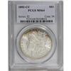 Image 3 : 1892-CC S$1 MS64 PCGS. This frosty dollar has mostly b 