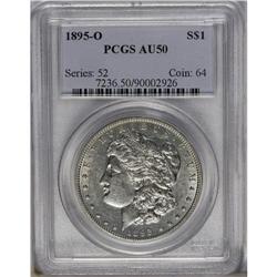 1895-O S$1 AU50 PCGS. A pleasing About Uncirculated co 
