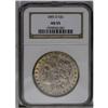 1895-O S$1 AU55 NGC. A trace of wear on the hair above 