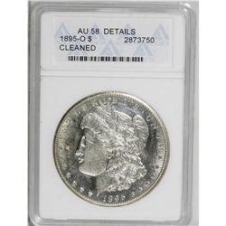 1895-O S$1 --Cleaned--ANACS. AU58 Details. Touches of h 