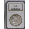 Image 1 : 1895-S S$1 AU53 NGC. The legends and devices have much 