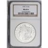Image 1 : 1921-S S$1 MS65 S NGC. A stone-white Gem with an abov 