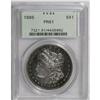Image 1 : 1886 S$1 PR61 PCGS. Though toning has dimmed the mirro 