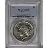 Image 1 : 1921 S$1 MS64 PCGS. The mellow and largely untoned sur 