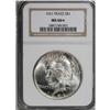 Image 3 : 1921 S$1 MS66 S NGC. A frosty and appealing example, 