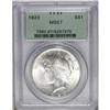 Image 3 : 1923 S$1 MS67 PCGS. Gentle honey toning visits this in 