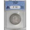 Image 3 : 1794 50C Fine 12 ANACS. O-101a, R.4. Gunmetal-gray ton 