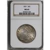Image 3 : 1831 50C MS65 NGC. O-107, R.3. Sharply struck with ama 