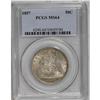 Image 1 : 1857 50C MS64 PCGS. A lustrous and generally well stru 