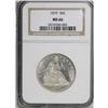 Image 3 : 1879 50C MS66 NGC. Boldly defined with a shimmering, s 