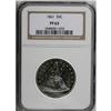Image 1 : 1861 50C PR63 NGC. Deep mirrors and bold devices mark 