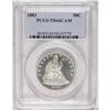 Image 3 : 1883 50C PR66 Cameo PCGS. A stunning and Premium Gem w 