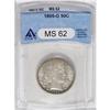 Image 1 : 1895-O 50C MS62 ANACS. A subtly lustrous example with 
