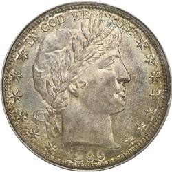 1899-S 50C MS65 PCGS. A lovely Gem with great reflecti 