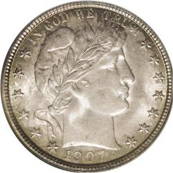 1907-O 50C MS66 PCGS. Ex: Price. Apple-green, dove-gra 