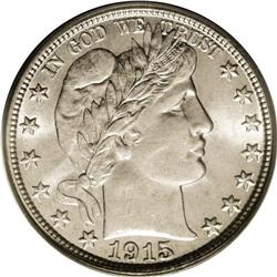 1915-D 50C MS65 PCGS. Light tan-gold toning invigorate 