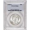 Image 3 : 1938-D 50C MS66 PCGS. Light daubs of gold grace the re 