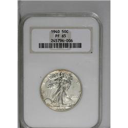 1940 50C PR65 NGC. A Gem specimen with deep golden ton 