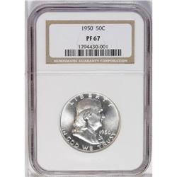1950 50C PR67 NGC. A quite well-preserved Superb Gem, 