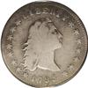 Image 1 : 1795 S$1 Flowing Hair, Three Leaves Fine 12 PCGS. B-6, 