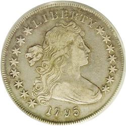 1795 S$1 Draped Bust, Centered VF25 PCGS. B-15, BB-52, 