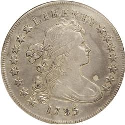 1795 S$1 Draped Bust, Centered VF30 ANACS. B-15, BB-52 