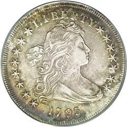 1795 S$1 Draped Bust, Centered XF45 ANACS. B-15, BB-52 