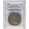 Image 3 : 1796 S$1 Small Date, Large Letters VF30 PCGS. B-4, BB- 