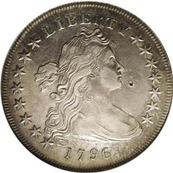 1796 S$1 Small Date, Large Letters--Damaged--ANACS. XF 