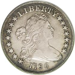 1796 S$1 Large Date, Small Letters XF40 PCGS. B-5, BB- 