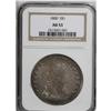 Image 3 : 1800 S$1 Wide Date, Low 8 AU53 NGC. B-10, BB-190, R.3. 