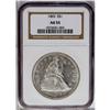 Image 3 : 1865 S$1 AU55 NGC. This sharply struck example has onl 