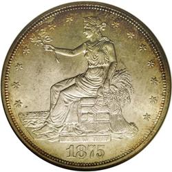 1875-CC T$1 MS63 NGC. Type One Reverse. The 1875-CC is 