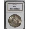 Image 3 : 1875-S T$1 MS64 NGC. Type One Reverse. Large S. Attrac 