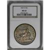 Image 3 : 1875-S T$1 MS65 NGC. Type One Obverse, Type Two Revers 