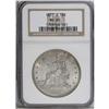Image 1 : 1877-S T$1 MS60 NGC. Solidly struck with soft, subdued 