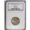 Image 3 : 1893 25C Isabella Quarter MS65 NGC. Beautiful steel-gr 