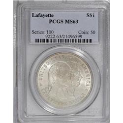 1900 S$1 Lafayette Dollar MS63 PCGS. Hints of olive-go 