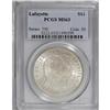 Image 1 : 1900 S$1 Lafayette Dollar MS63 PCGS. Hints of olive-go 