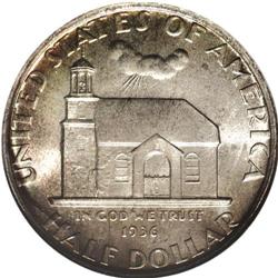 1936 50C Delaware MS67 S NGC. Varying hues of emerald 