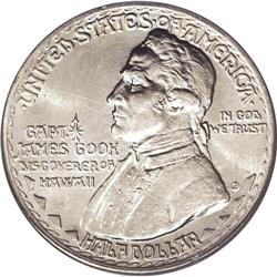 1928 50C Hawaiian MS65 PCGS. The ever-popular Hawaiian 