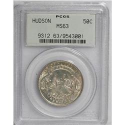 1935 50C Hudson MS63 PCGS. Select and lustrous, with p 